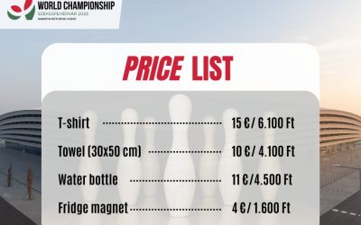 Get your official world championship products!