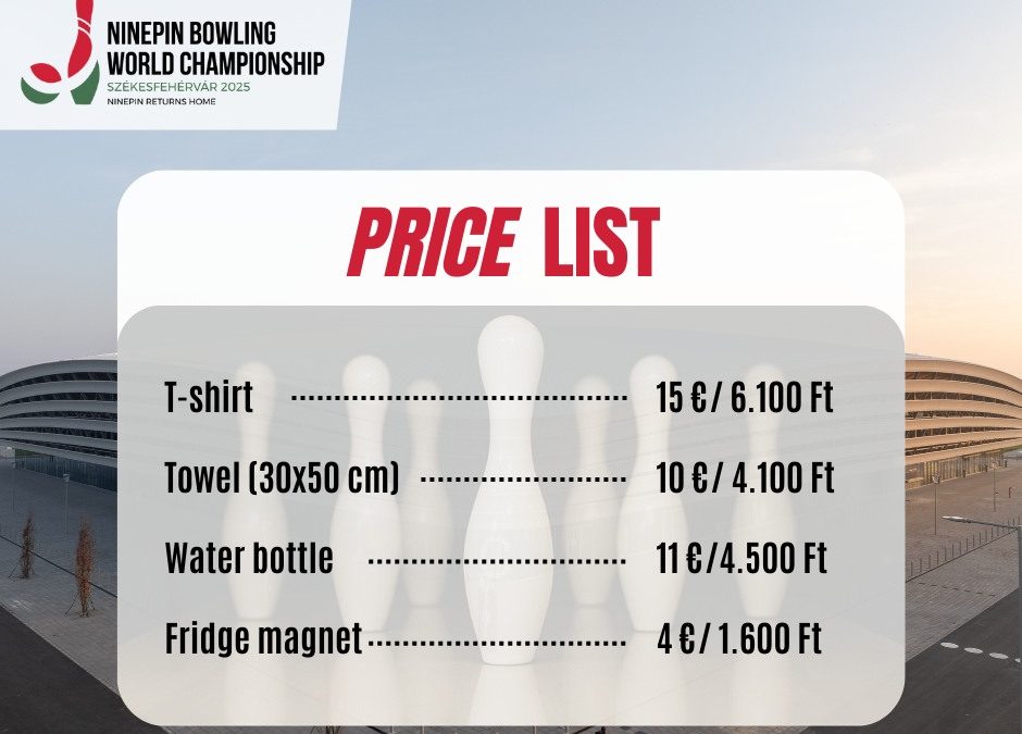 Get your official world championship products!